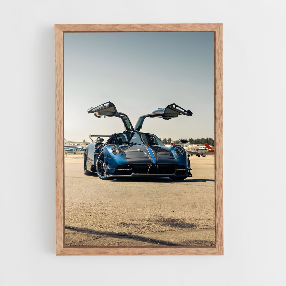 Poster Huayra BC : Évasion Céleste – affiche Pagani (vue 4)